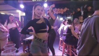 Bangkok, Thailand: Soi Cowboy, Khao San Road, Bar Girls Dancing