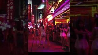 Hot Thai girl in the Soi Cowboy area, Bangkok, Thailand