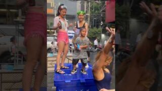 Songkran celebration 2023 Soi cowboy Bangkok #shorts #trending #soicowboy #thailand