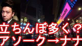 タイ・バンコク！アソーク→ナナまでスクンビット通り繁華街(歓楽街)散策②ソイ奇数側！夜の露店！テーメーカフェWalking from Asok to Nana,Bangkok,Thailand